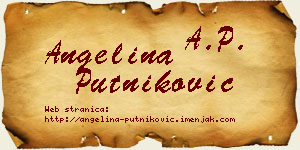 Angelina Putniković vizit kartica